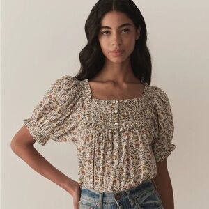 Dôen Farley top in jardin du chateau size S NWT